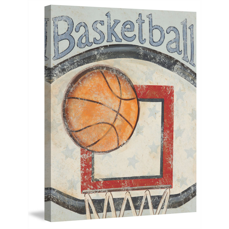 "Backboard" par Reesa Qualia, reproduction sur toile tendue, 39" H x 30" W x 1.5" D