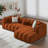 Daventry Channel-Tufted Bouclé L-Shaped Sectional Sofa & Chaise With Accent Pillows-1630224140