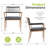 Rope Patio Dining Chairs, Metal Frame Outdoor Seating-122257219