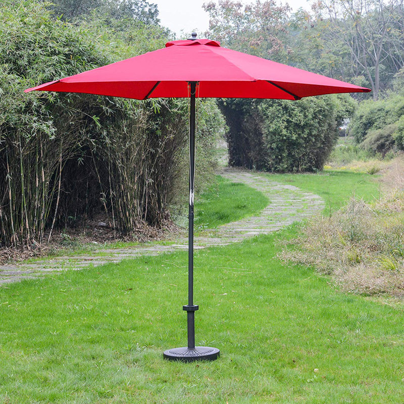 Ronan Market Parasol, Wine Red