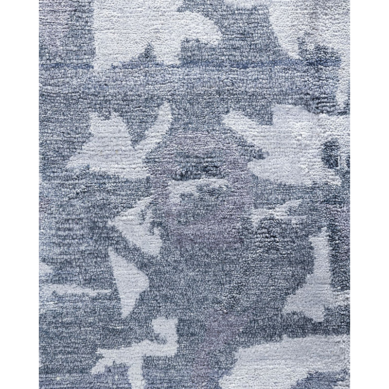 Overdyed One-of-a-Kind Rectangle 9'2" X 12'4" Hand Knotted Area Rug