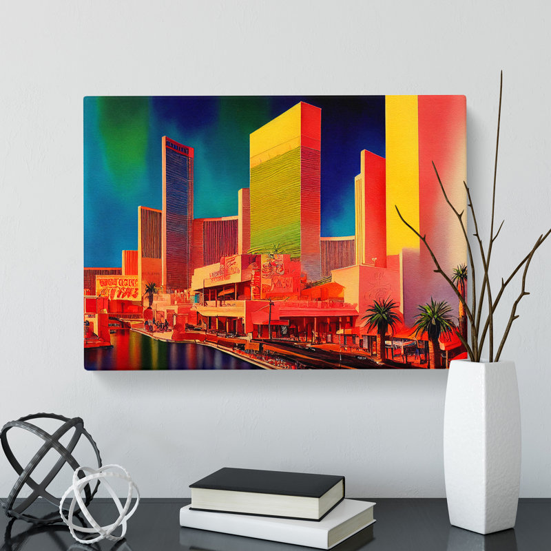 Las Vegas Skyline Vol.3 - Wrapped Canvas, 50cm H x 76cm W x 3cm D