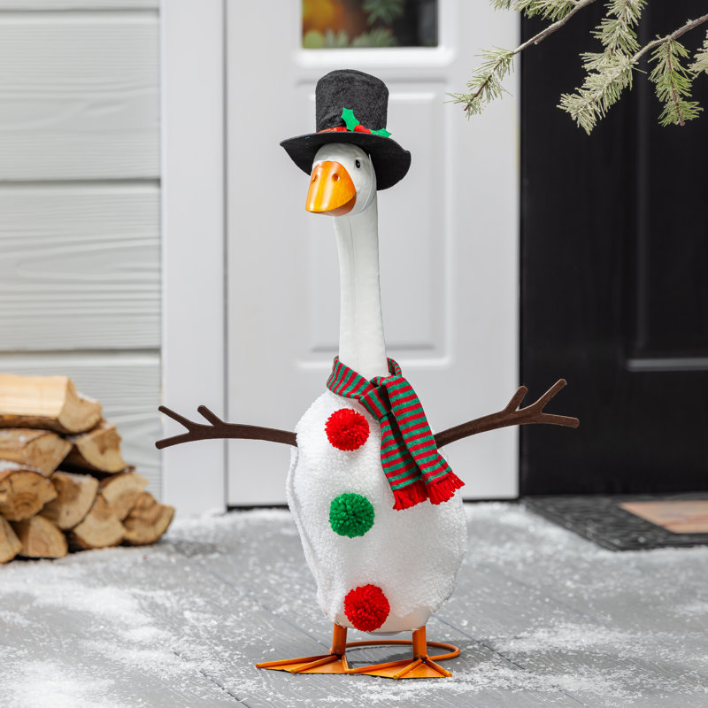 Tenue de porche en oie, bonhomme de neige, Bonhomme de neige