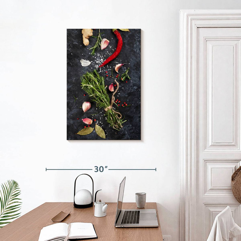 Yarlin Fresh Herbs Plating, 30" H x 20" W