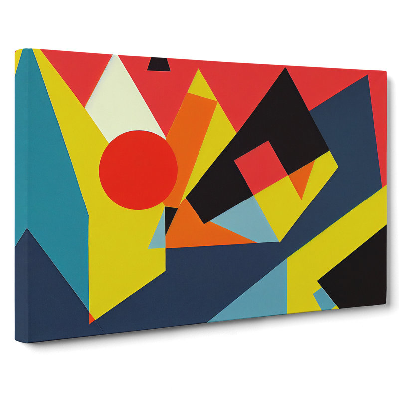 Art Suprematism Vol.1 Abstract - Wrapped Canvas, 35cm H x 50cm W x 3cm D