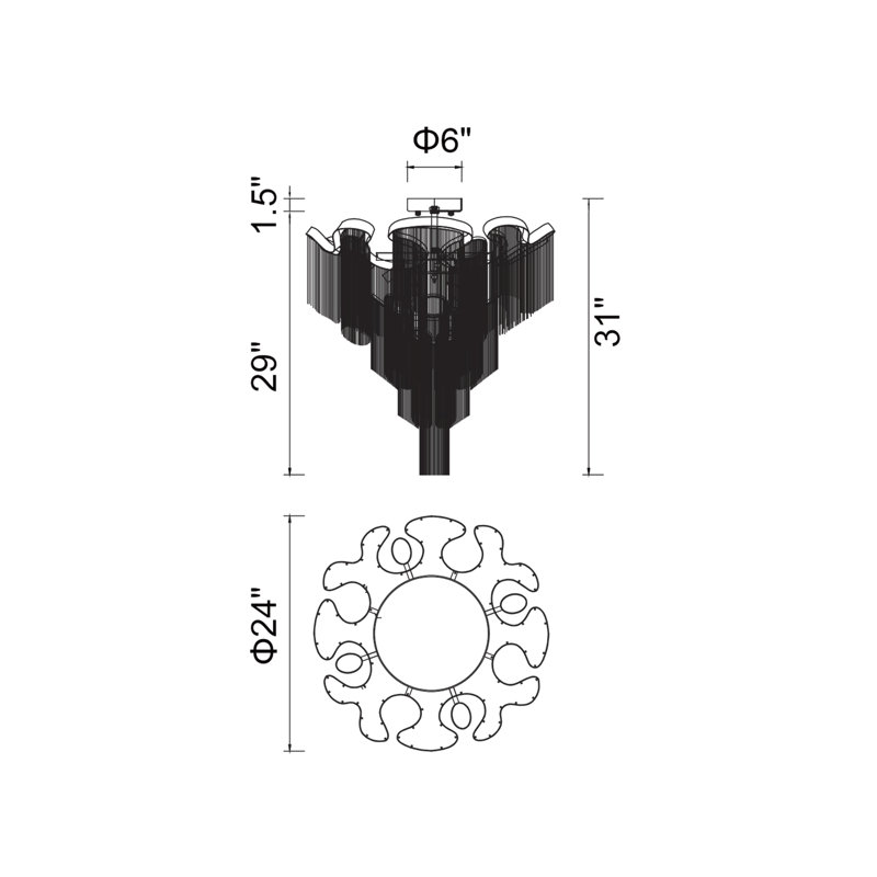 Bedolla Semi Flush Mount