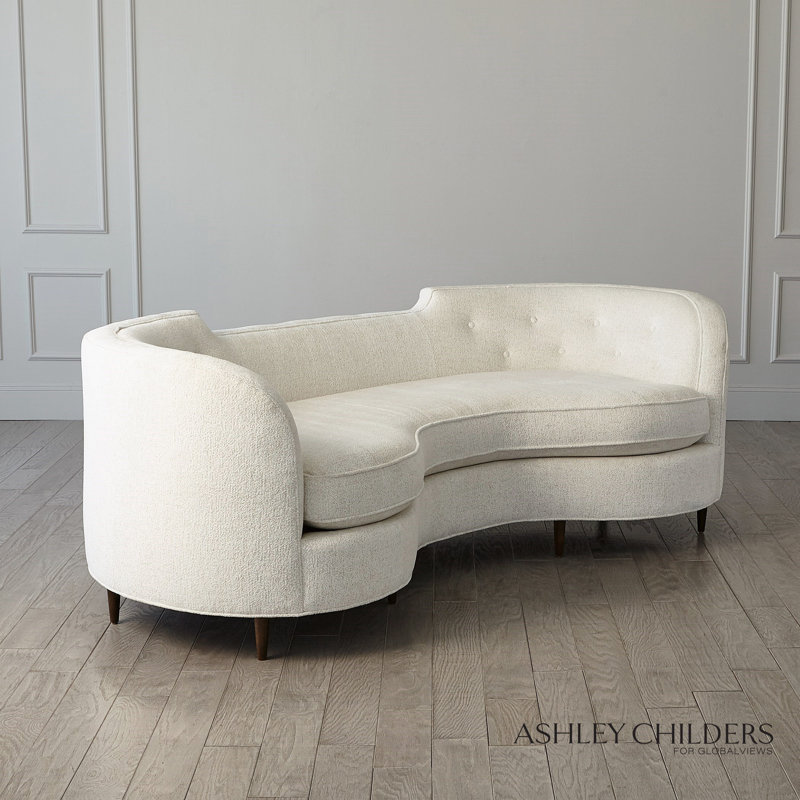 Lauren 89.5'' Curved Sofa