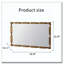 Miroir mural doré de style bambou