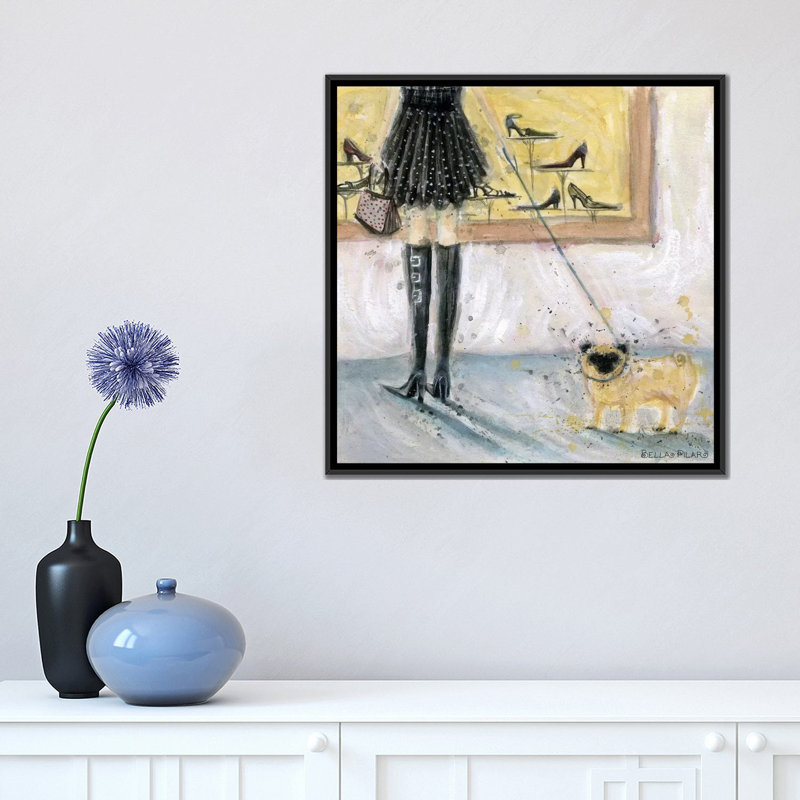 « hafer » par bella pilar, reproduction d’art sur toile tendue, H 18 po x l 18 po x P 1,5 po, Toile avec cadre noir
