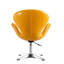 Fauteuil ballon pivotant rembourré en laine Raspberry-51336373