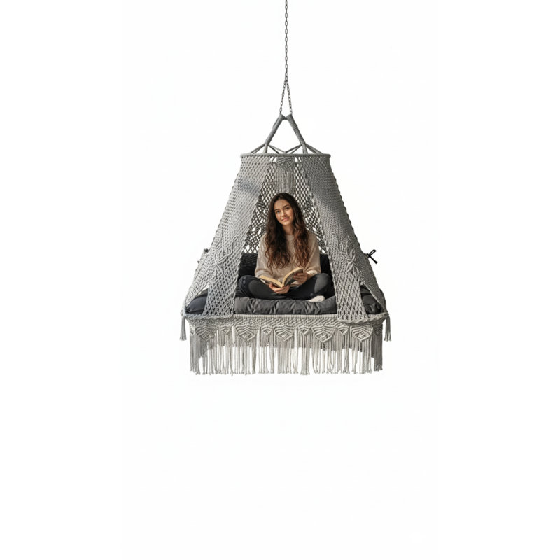 2 Person Porch Swing with Canopy