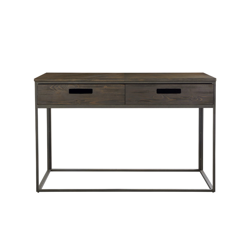 46'' Solid Wood Top Console Table