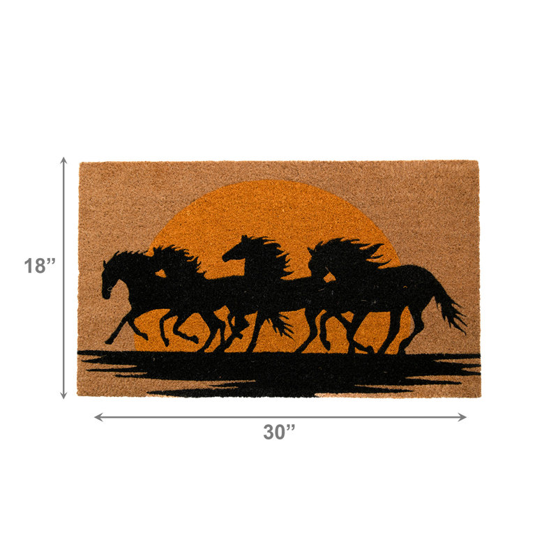 Tapis de porte en coco