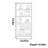 American style classic home bookcase