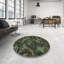 Tapis vert/noir à motifs-1875795124