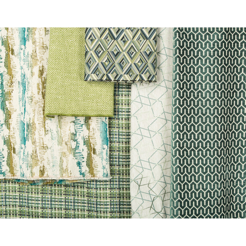 Fabric, Navy/Green