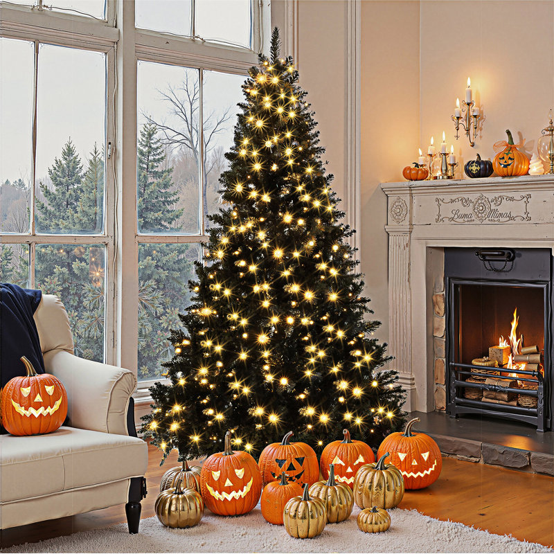 Arbre de Noël articulé artificiel pré-éclairé