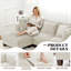 Canapé de 90 po pour canapé-lit de style moderne avec canapé-lit profond et repose-pieds-931682855