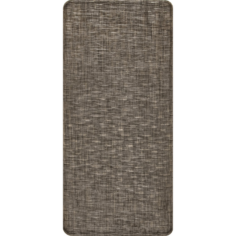 Tapis anti-fatigue Prudenville, Rectangle 1 pi 8 po x 3 pi 6 po, Brun