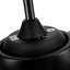 52" integrated led light matte black blade ceiling fan with remote control with 4 blades
