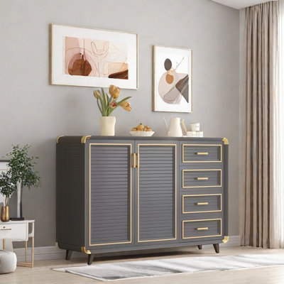 Buffet multifonctionnel en alliage d'aluminium