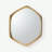 Hexagon Mirror-Gold