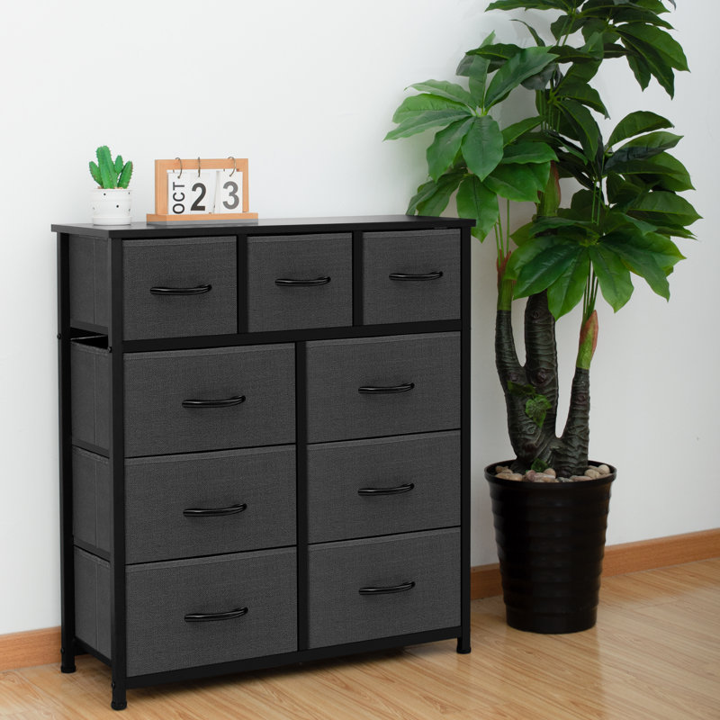 Metal 31.5'' W 9 - Drawer Dresser