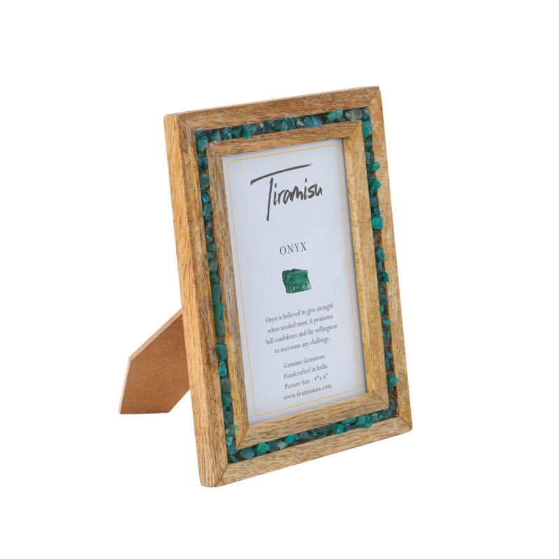 Treylan Wood Beaded Picture Frame