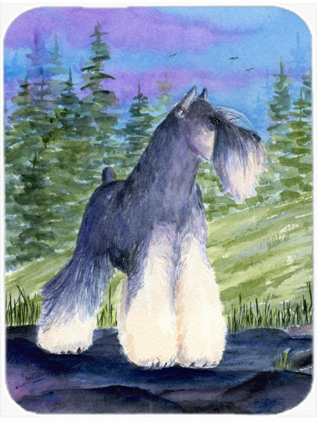 Planche à découper en verre trempé Winston porter schnauzer