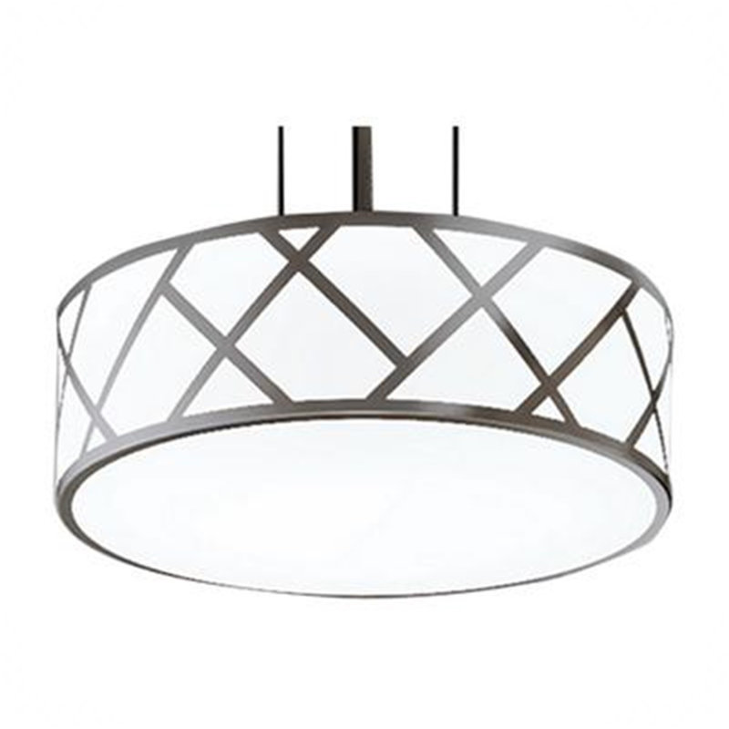 3 - Light Nickel LED Single Pendant