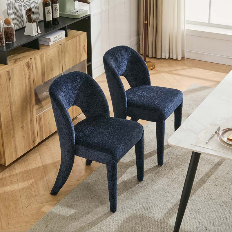 Chaises de salle à manger, Bleu très foncé