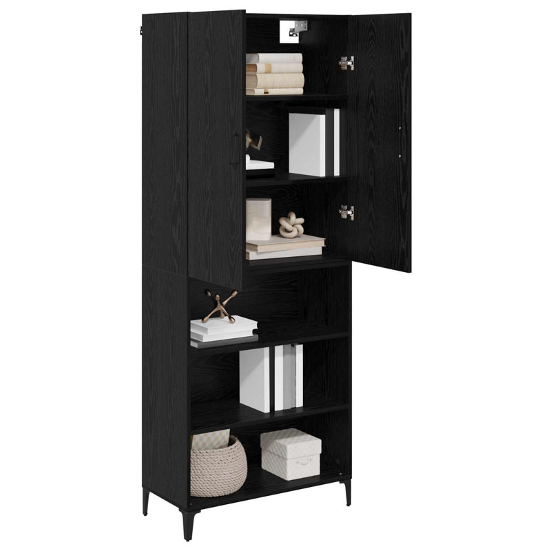 69.5cm Sideboard, Black Oak
