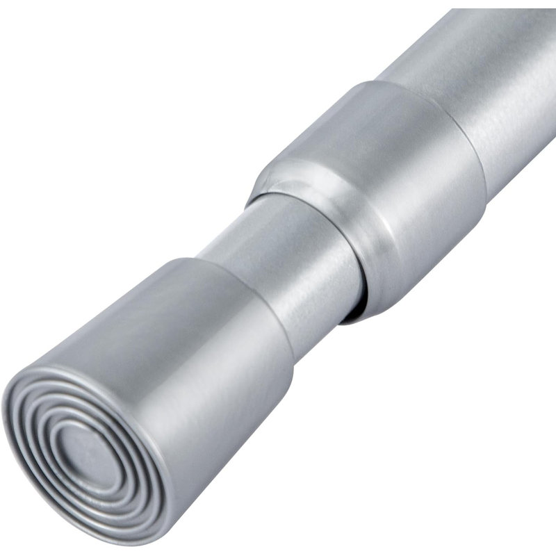 Curtain Poles, Extendable Curtain Poles, 103-190Cm Net Curtain Rod, Shower Curtain Pole, Silver