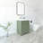 Aurilla 24 in. Single Sink Freestanding Bath Vanity in Forest Green with White Carrara Quartz Top-1658241719