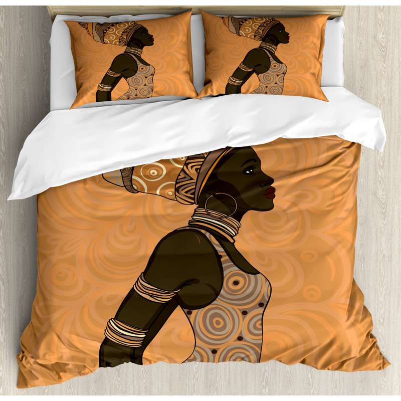 African Modern & Contemporary Duvet Cover, King
