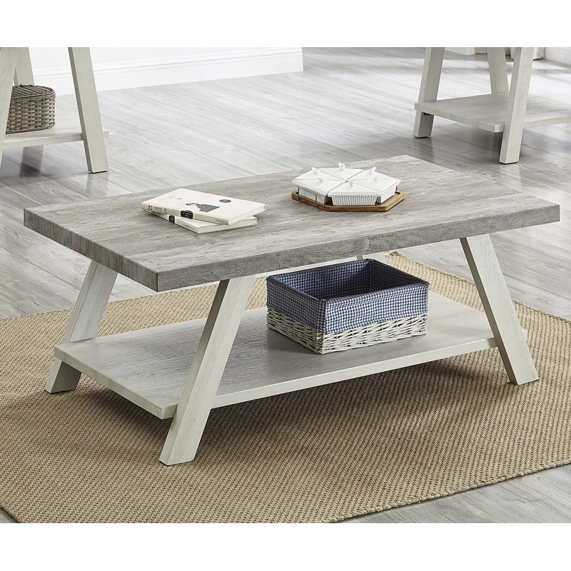Table basse Contemporary, Gris/beige
