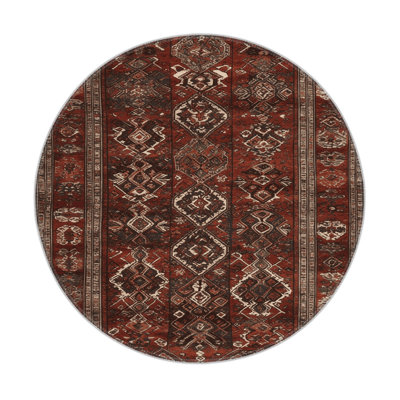 Turkish Brown Indoor and Outdoor Area Rug