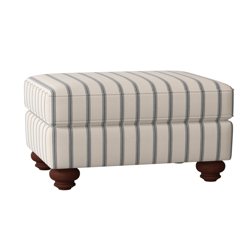 Woodburn 33" Rectangle Standard Ottoman, Manhattan, Index 41 Taupe Performance Twill