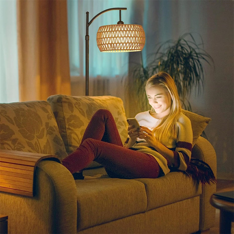 Ambernique 165cm Arched Floor Lamp