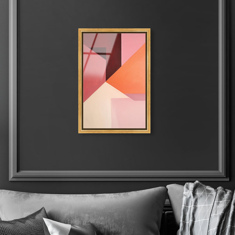 Berry Juice High-Gloss Frameless Acrylic Glass Wall Art Abstract Print by Oliver Gal, Ready to Hang, 10 x 15, 16"H x 11"W