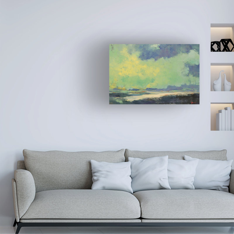 Art mural sur toile tendue - Art mural «Valley of Heroes» de Patrick Dennis pour le salon, la chambre à coucher ou le bureau - 16 x 24