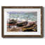 Bateaux de pêche, 1885 - Impression encadrée rustique avec tableau mat-195889577-195889588
