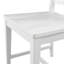 Chaises de salle à manger sans accoudoirs en bois massif avec dossier à lattes ergonomiques H 18 po Chelsea-1016816903