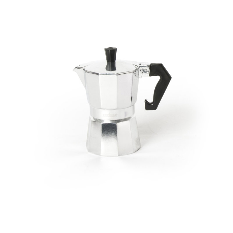 Excelsa coffee maker (moka) Chicco aluminium 9 cl silver