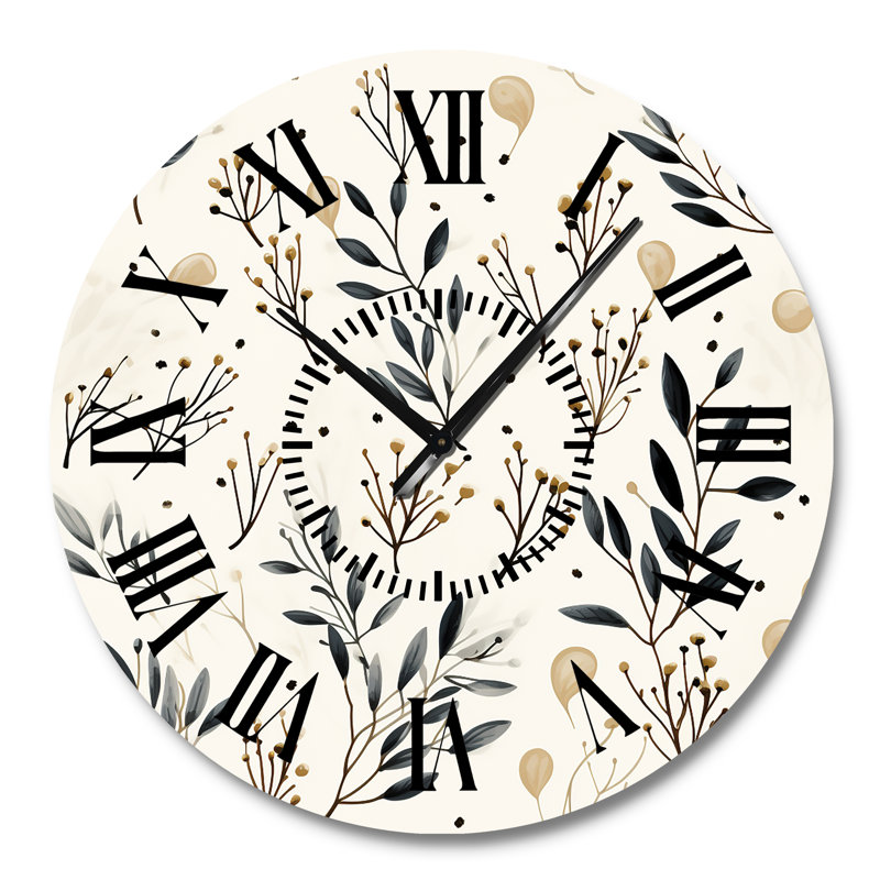 Horloge murale Minimalist Nature I, Grand