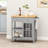 Versatile and Stylish Kitchen Cart with Multiple Functions for Compact Kitchens