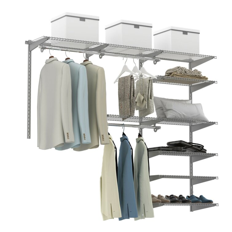 Rebrilliant Marelle 72'' Closet System & Reviews