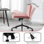 Camella Velvet Office Chair