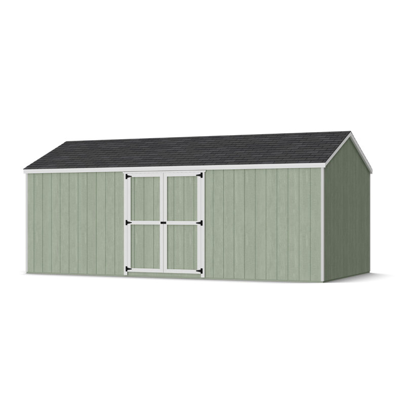 Value Gable Shed With Side Entry, No, 101.5'' H x 120'' W x 240'' D
