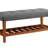 Charla Fabric & Oak Finish Bench-1456203473
